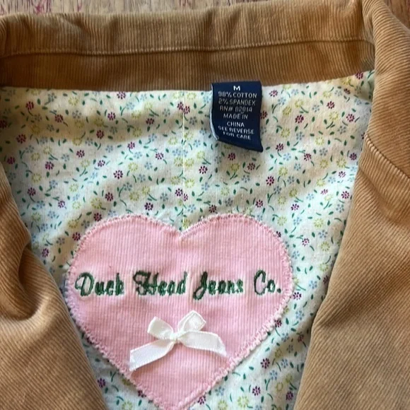 Duck Head Jeans juniors size medium tan/camel color corduroy blazer‎ - Picture 2 of 5